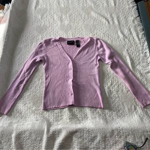 Axcess Ribbed Cardigan Sweater (S)